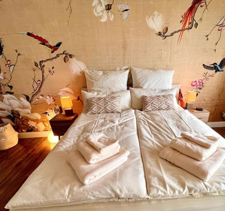 Bali Home Stylische Wohnung Mit Terrasse Schönefeld Extérieur photo