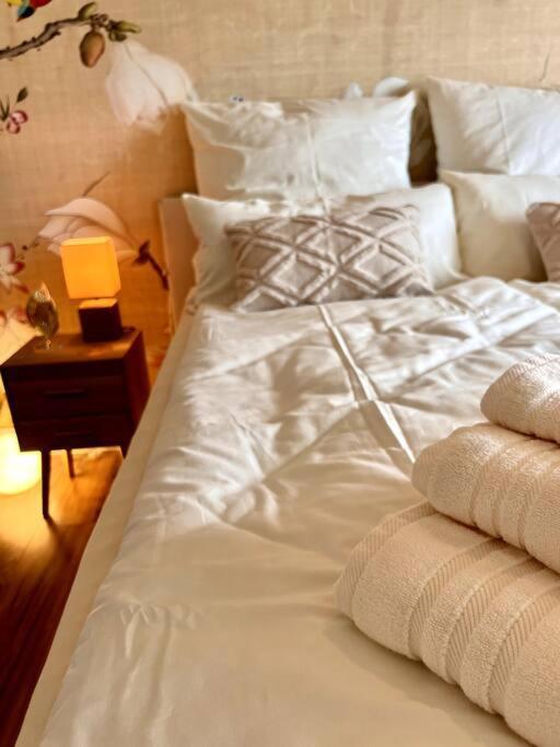 Bali Home Stylische Wohnung Mit Terrasse Schönefeld Extérieur photo